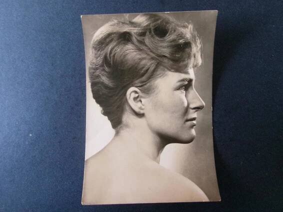 Pohlednice film divadlo foto Vilém Rosegnal herečka Marcela Martinková - Pohlednice