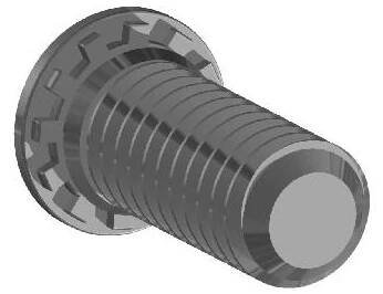 Lisovací šroub S-FHS M3x5
