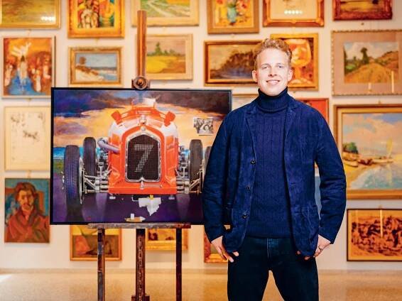 „Asi to zní jako klišé, ale lidé by měli umění kupovat srdcem. U současného umění pak radím, aby si budovali širší portfolio,“ říká Jakub Kodl. (Foto: Lukáš Bíba)