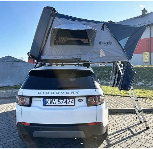 STŘEŠNÍ SKOŘEPINOVÝ AUTOSTAN VARIO 210 CM - ŠEDÝ