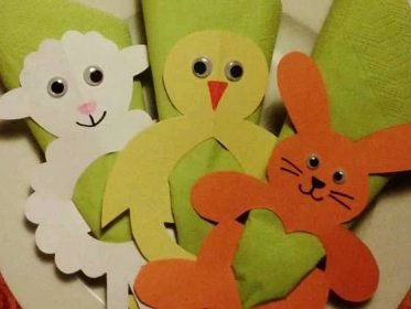 Otevřít článek/video: Zvířátka z papíru: Ovečka, zajíček a kuřátko rozveselí jarní stolování