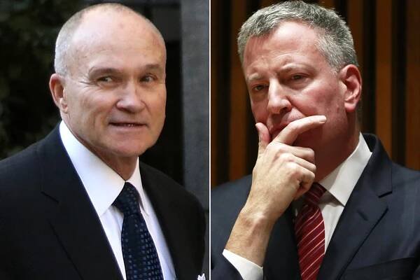 Ray Kelly and Bill de Blasio