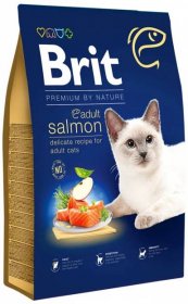 BRIT Premium by Nature Cat - Adult Salmon - Krmivo s lososem pro dospělé kočky - Granofyt.cz