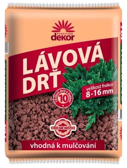 Forestina Dekor Lávová drť 8-16 mm, 10 l
