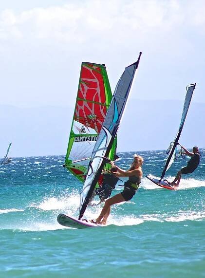 Windsurfing in Greece