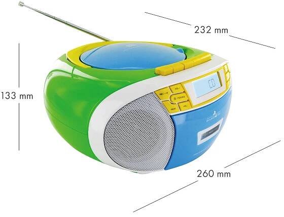 Schwaiger Sound4You CD-rádio FM, AM, FM CD, FM barevná : Půhy.cz