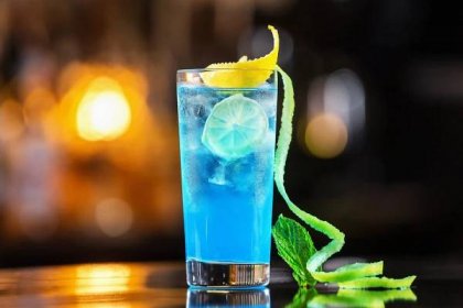 Drink Blue Lagoon – recept a ingredience