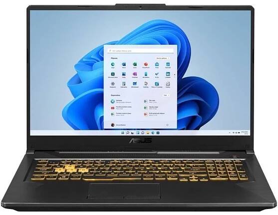Notebook Asus TUF Gaming F17 (FX706HC-HX007W) šedý