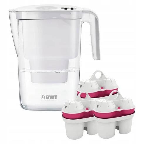 Filtračná kanvica BWT Vida 2.6 l Biela - manuálna s 3 vložkami Mg2+ EAN (GTIN) 9022001905017
