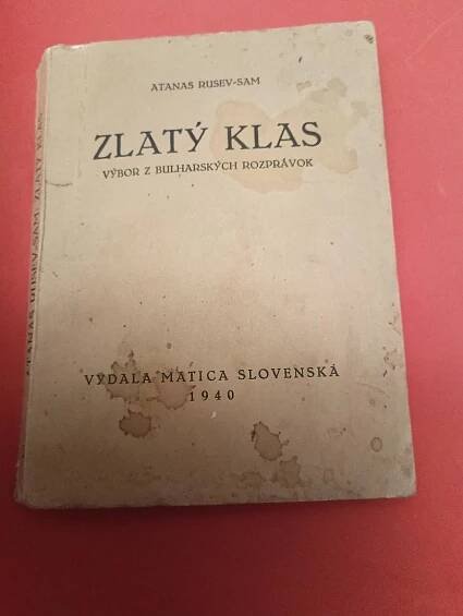 Atanas Rusev-Sam: Zlatý klas, bulharské pohádky (1940) Bulharsko slov. - Knihy