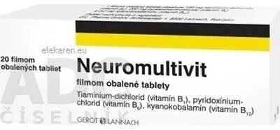 Neuromultivit filmom obalené tablety tbl.flm.20
