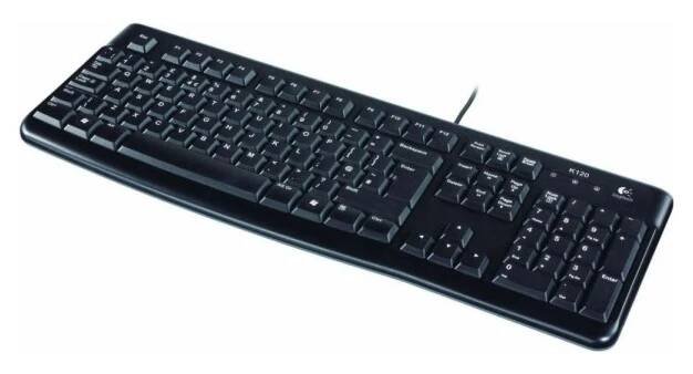 Klávesnice Logitech K120 CZ, černá | OFFICEO.cz