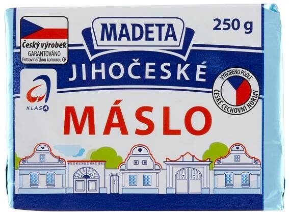 Madeta Jihočeské máslo 250g