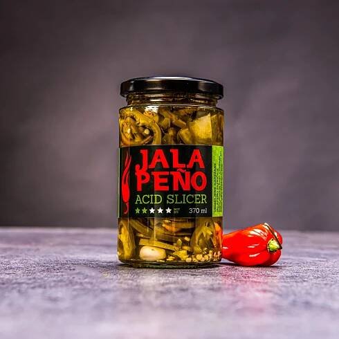 Nakládané jalapeňos papričky v ochuceném nálevu 370ml