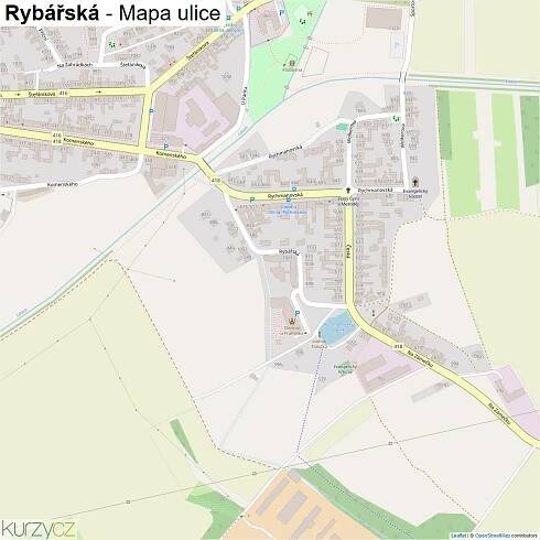Rybářská - mapy | Kurzy.cz