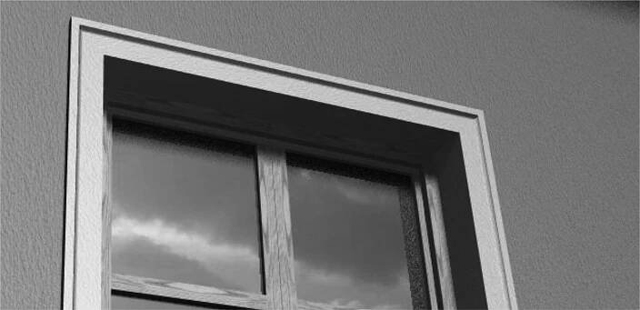 šambrána, rámový profil 100x21mm RP10021