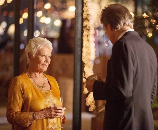 THE SECOND BEST EXOTIC MARIGOLD HOTEL, from left: Judi Dench, Bill Nighy, 2015. ph: Laurie Sparham/TM & copyright © Fox Searchlight. All rights reserved