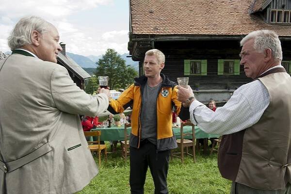 Záchranáři z hor - Mrtvý v dole - Z filmu - Michael König, Martin Gruber, Heinz Marecek