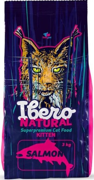 Ibero Natural Kitten Salmon 3 kg od 395 Kč