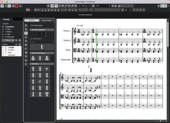 Cubase 14 time signature change