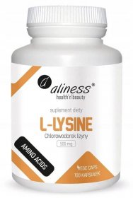 Aliness L-Lysine Lysin hydrochlorid 500mg