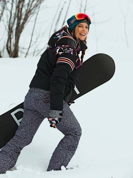 kalhoty Roxy Pop Snow Summit Bib - KVM7/True Black Pop Animal | Blackcomb.cz
