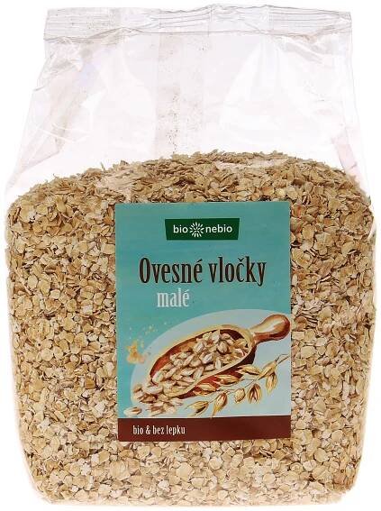 Vločky ovesné bezlepkové malé 500 g BIO   BIO NEBIO