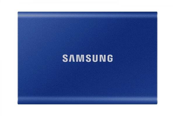 Samsung Portable SSD T7 2000 GB Modrá