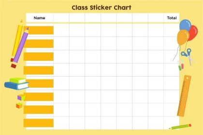 Printable Classroom Incentive Chart
