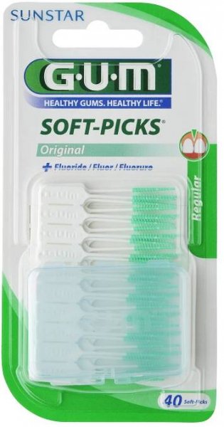 GUM Soft-Picks gumový mezizubní kartáček 40 ks