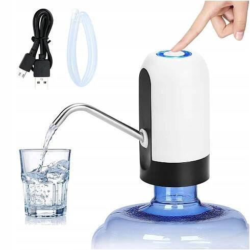 PUMPA NA VODU NA LÁHEV DÁVKOVAČ TEKUTIN ELEKTRICKÁ USB BEZDRÁTOVÁ AKU
