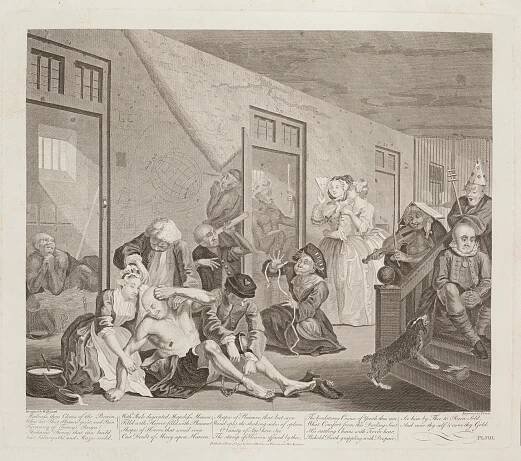 William Hogarth tvrdí: „Úpadek nezastavíš“