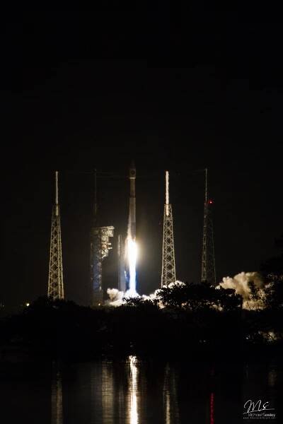 Liftoff of the OA-6 AtlasV rocket.