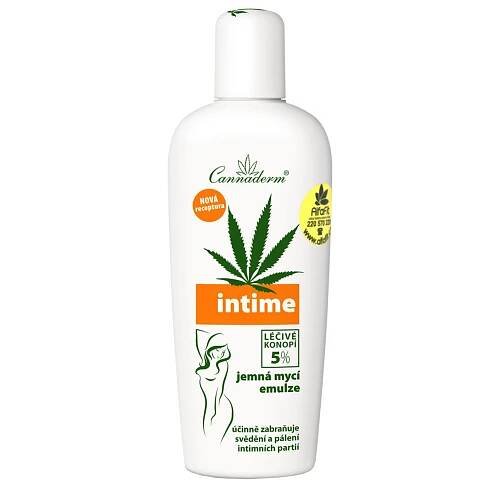 Cannaderm Intime - emulze pro intimní hygienu s obsahem konopí 150 ml
