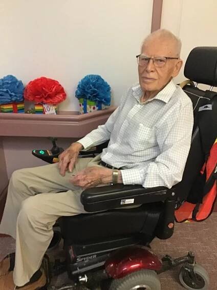 Canadian Centenarian 100 year old - Jim Harris (Edmonton, Alberta) - HUMBKE-CONRADI-CALLIES-GEORGE-FONTAINE-HARRIS Family Histories 1879 to Present