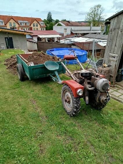 Malotraktor, půdní fréza TJ 6,5