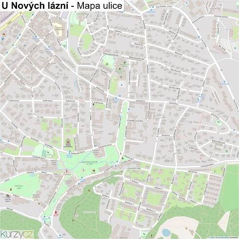 U Nových lázní - mapy | Kurzy.cz
