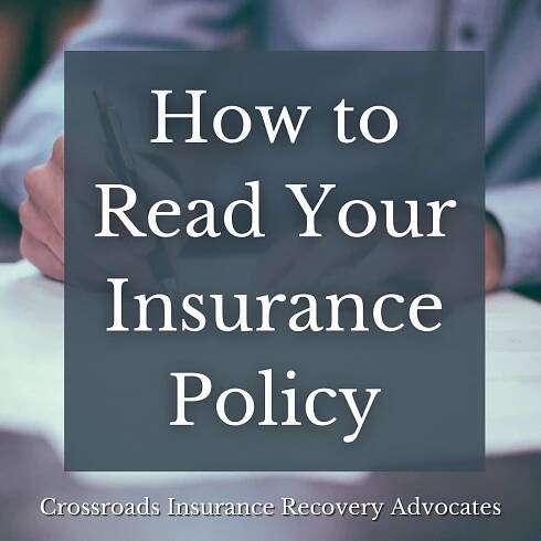 How to Read Your Insurance Policy