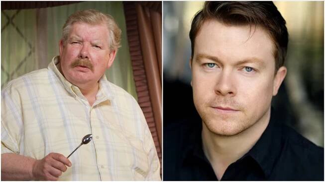 Filmový Vernon Dursley (Richard Griffiths) – v seriálu postavu ztvární Daniel Rigby