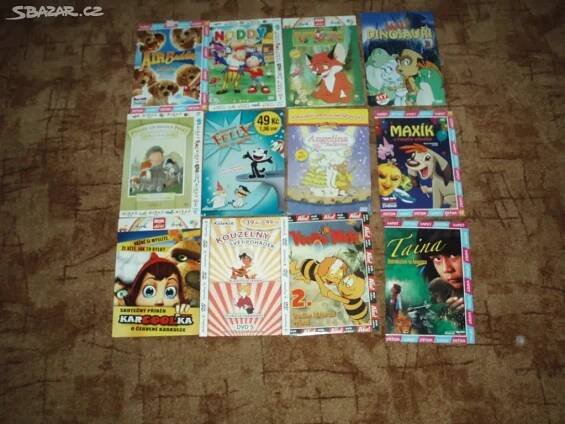 Originál DVD pohádky 20 ks - Klatovy - Bazar