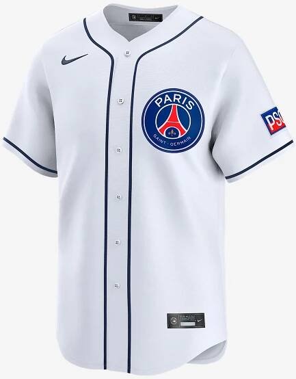 Paris Saint-Germain 2025 Men's Nike Dri-FIT ADV MLB Limited Jersey - White