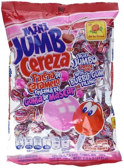 Mini Jumbo Cereza Lollipop - Oh So Dulce