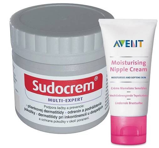 Philips AVENT Krém na bradavky 30 ml + SUDOCREM Multi-Expert 60 g - krém na opruzeniny