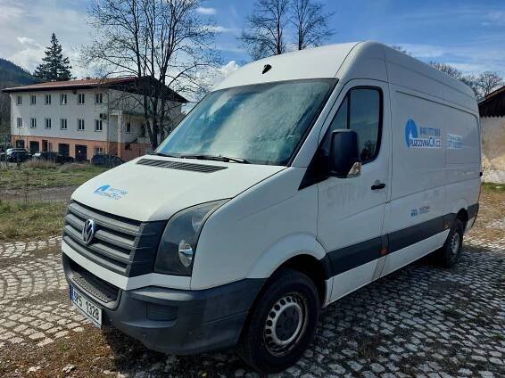 dodávka VW Crafter 2.5 (2-místná) – Půjčovna ČK