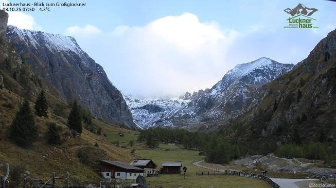 Lucknerhaus - Blick zum Großglockner - Foto-Webcam.eu