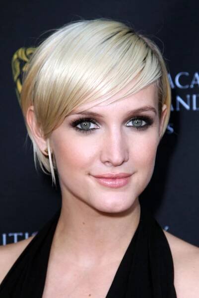 Ashlee Simpson's Angular Bangs