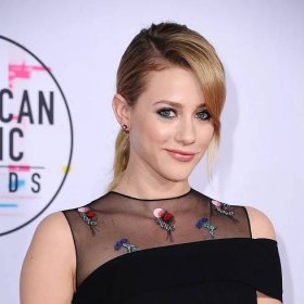 Lili Reinhart Tells "Riverdale" Audition Story in a Red Dress and Heels