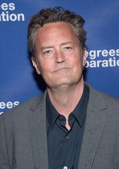 Closeup of Matthew Perry