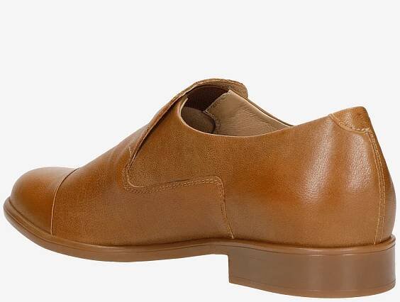 Wojas Elegantní Dámské Polobotky Z Jasně Hnědé Kozí Kůže
