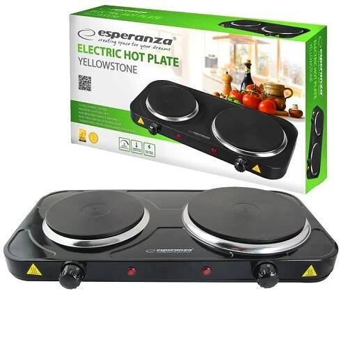 Elektrický sporák Esperanza Yellowstone EKH014K černý